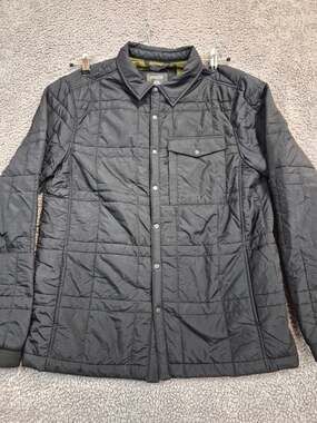 Proof Moonweight Puffer Shirt Jacket Men's S M Black Versatile Outerwear (1453)